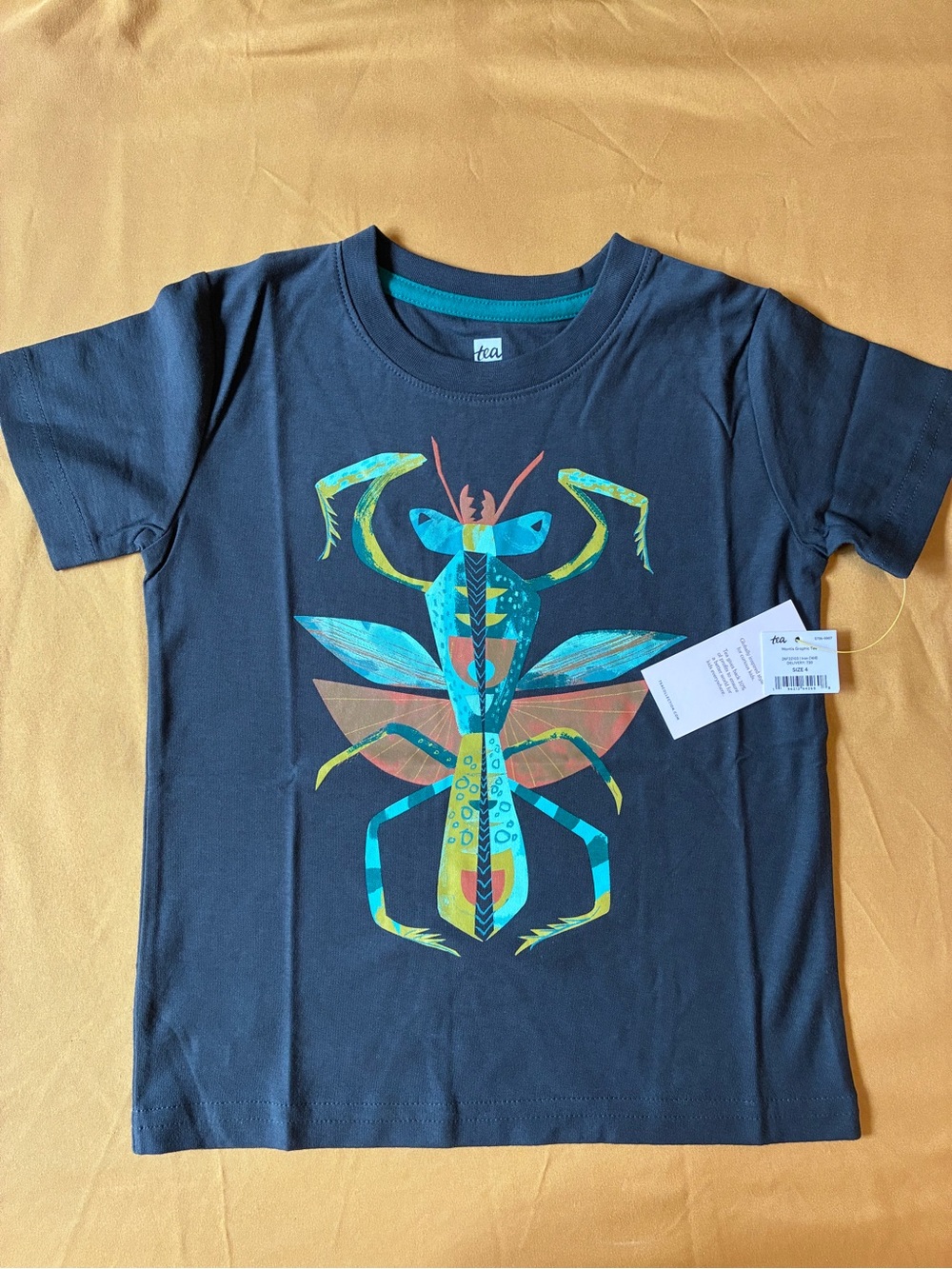 🦗💚 Tea Collection Mantis Graphic Tee | 4T | NIP